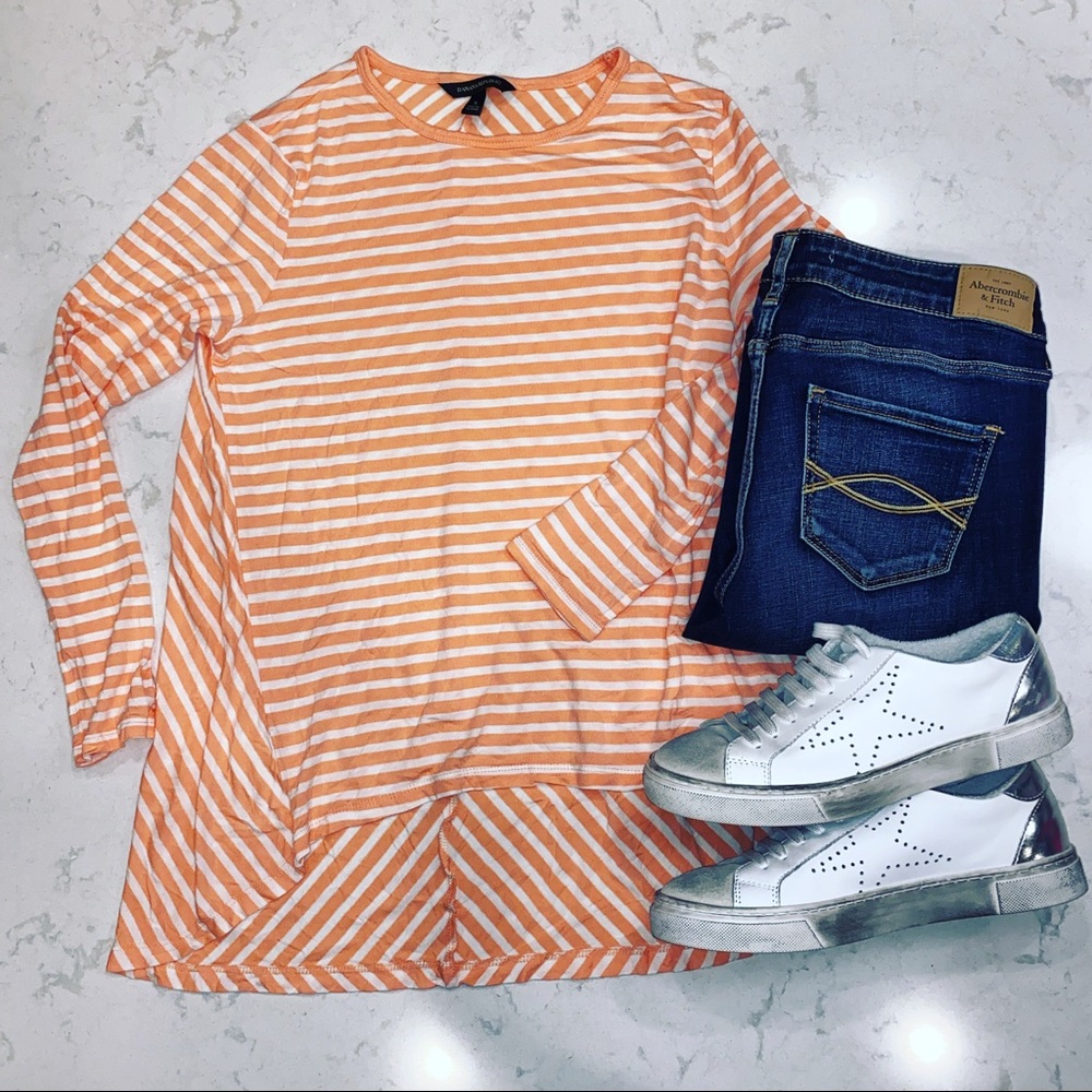 Banana republic orang long sleeve top